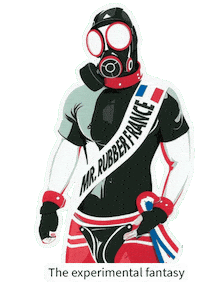 Frenchrubbermen Sticker by The Experimental Fantasy | TEFbrand
