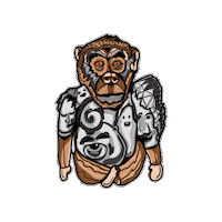 Abstract Art Sticker