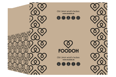 foodoh giphyupload paket herzen lieferung Sticker