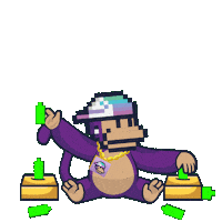 Money Sitting Sticker by BigBrains