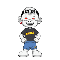 Chill Out Sticker by Zhot