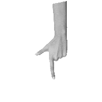 Hand Point Sticker by Movilizatorio