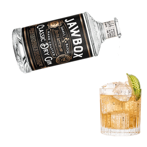 Gingerale Pouring Sticker by Jawbox Gin