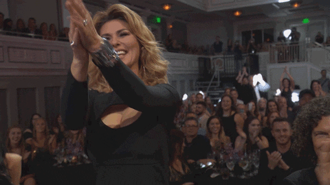shania twain applause GIF by CMT Artists of the Year