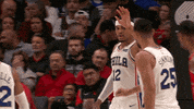 High Five Regular Season GIF by NBA
