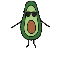Bennet_ita avocado bennet shopper bennet shopper cometa Sticker