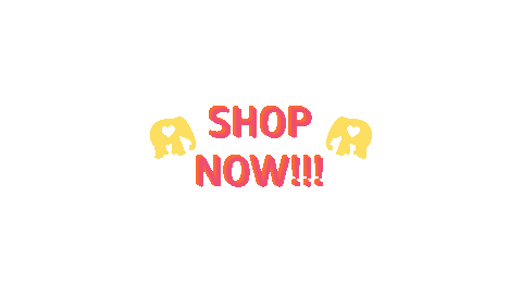 shopping elephant Sticker