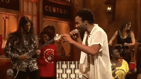 get into it childish gambino GIF by Saturday Night Live