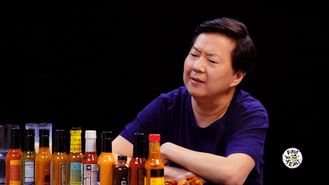 Ken Jeong Wings GIF by First We Feast: Hot Ones