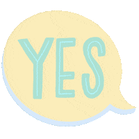 Text Yes Sticker