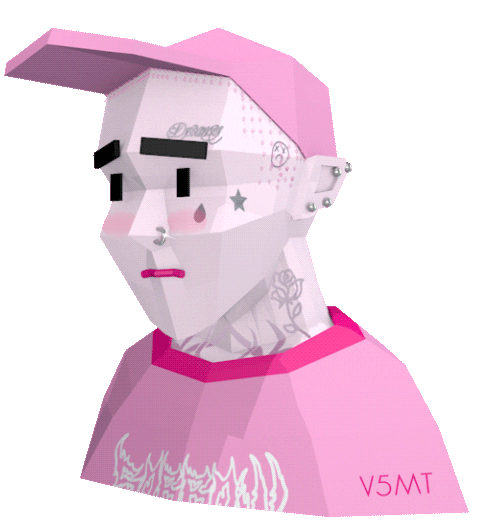 sad cry baby Sticker by V5MT