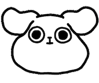 dog no Sticker by GBLWang