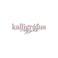 Kalligráfia Sticker