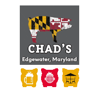 chadsbbq bbq maryland pork chads Sticker