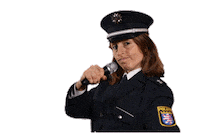 Peace Out Mic Drop Sticker by Polizei_Ffm