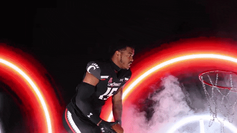 University Of Cincinnati Dunk GIF by Cincinnati Bearcats