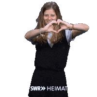 Happy Heart Sticker by SWR Heimat