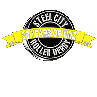Roller Derby Pittsburgh Sticker by Steel City Roller Derby