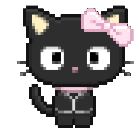 Black Cat Sticker