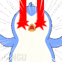 My Eyes Omg Sticker by Pudgy Penguins