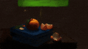 studiogiff animation orange hand books GIF