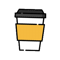 Coffee Sticker by Ashlee Nicole