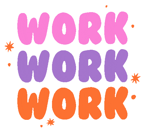 Working Home Office Sticker