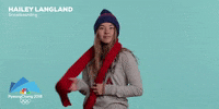 pyeongchang 2018 hair flip GIF by NBC Olympics