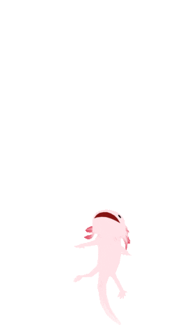 Axolotl Forester Sticker