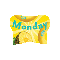 Monday Pisang Sticker by Frui Indonesia