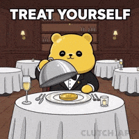 Treat Yourself Date Night GIF by Kanpai Pandas