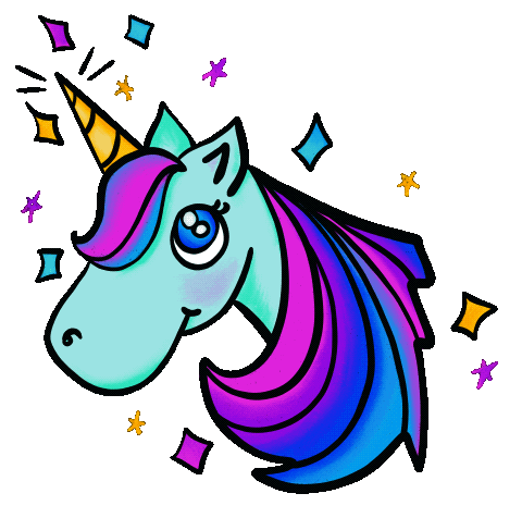 simplytoppings magic unicorn magical diabetes Sticker