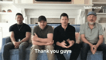 Boy Band Thank You GIF by TalkShopLive