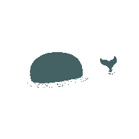 lovellion wave whale WELLE wal Sticker