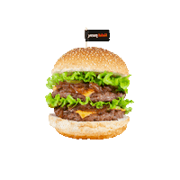 Fast Food Eating Sticker by yesenburger