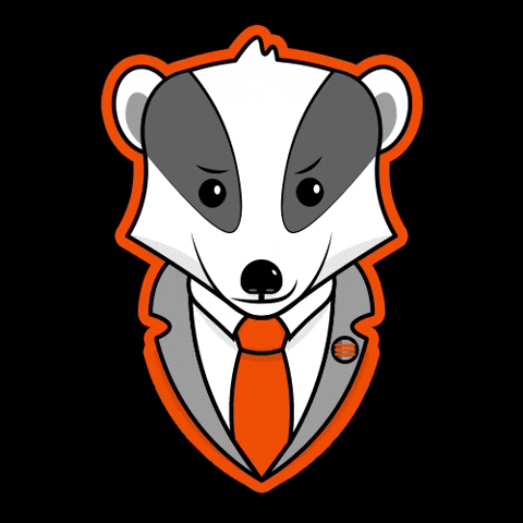 Wink Badger GIF by echionAG