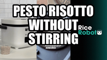 Pesto Risotto Without Stirring | Rice Robot