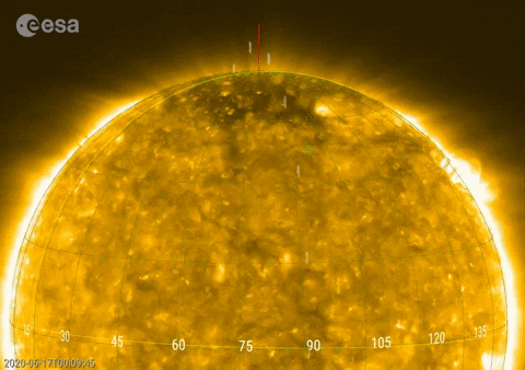 Solar Orbiter Fire GIF by European Space Agency - ESA