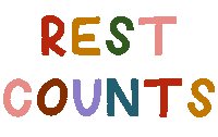 Rest Chronic Pain Sticker by This Thing They Call Recovery