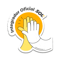 Solmais sol solar integrador descomplicado Sticker