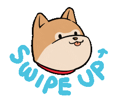 Dog Swipe Up Sticker by Ai and Aiko