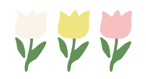 Flower Tulip Sticker by RiLi.tokyo