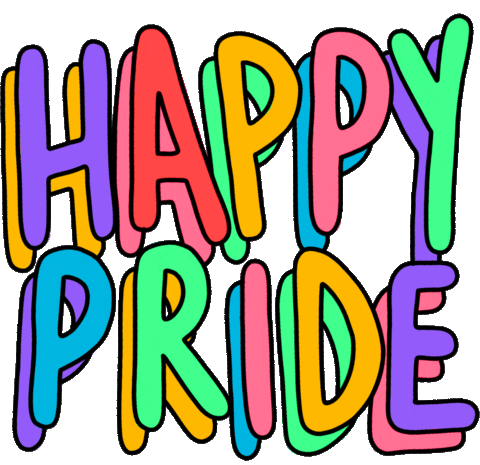 Happy Love Is Love Sticker by Poppy Deyes