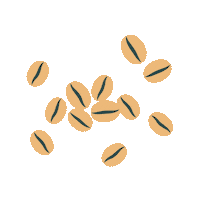 Coffee Beans Sticker by Artitor