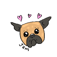 Dog Love Sticker
