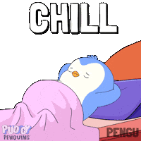 Chilling Chill Out Sticker by Pudgy Penguins