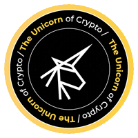 Crypto Sticker by The Unicorn Hunters Show
