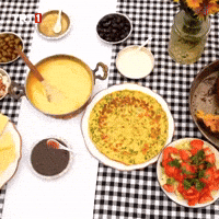 Hungry Dinner Table GIF by TRT
