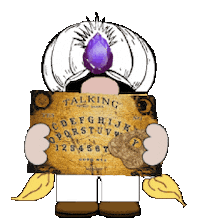 Fortune Teller Gnome Sticker