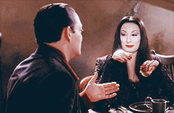 Morticia Addams ▿ hearts are wild creatures, that’s why our ribs are cages - Page 2 Giphy